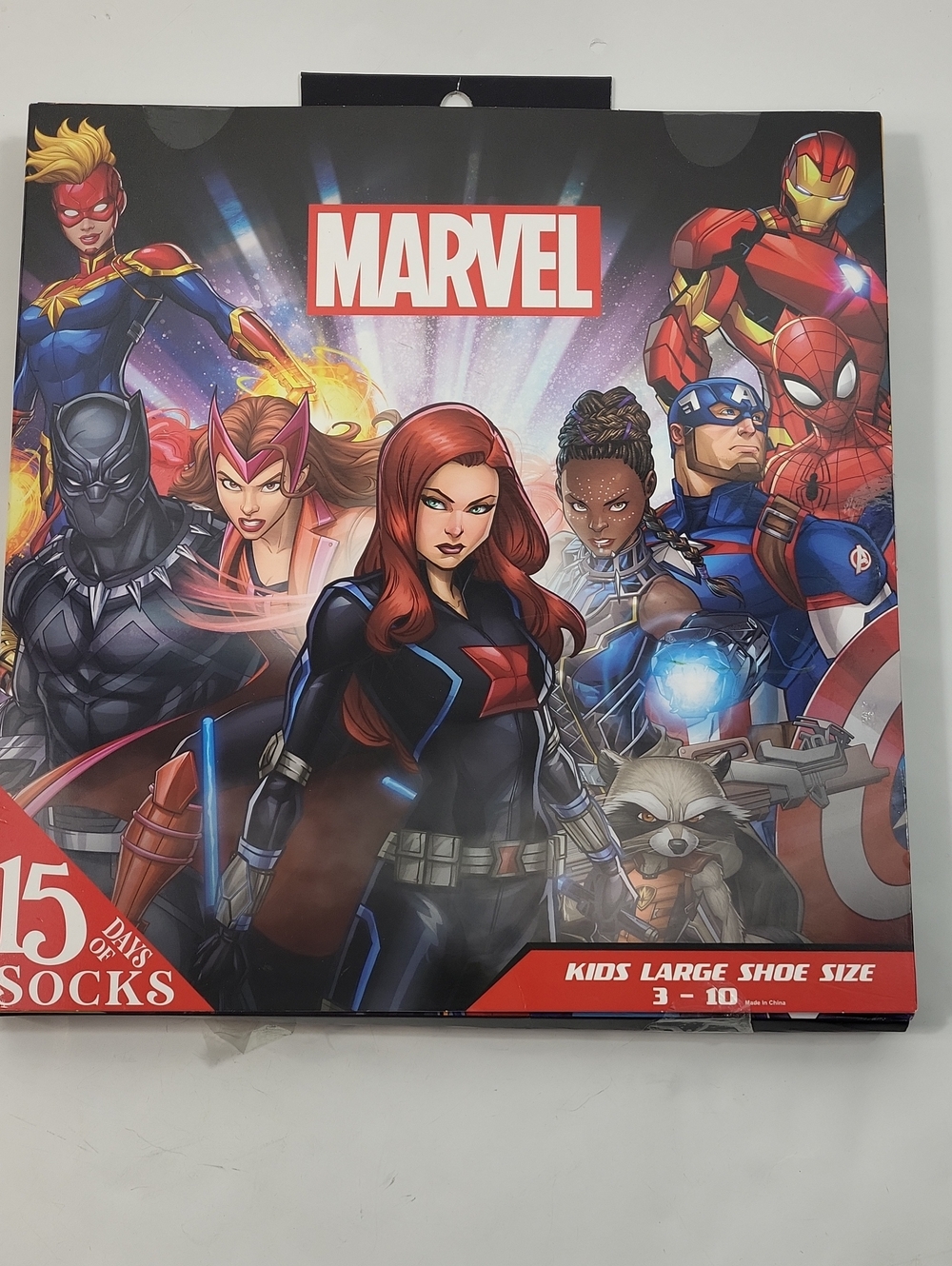 Marvel - 15 days of socks (15 pairs) - Kids Large
